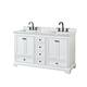 Option White / White Carrara Marble Top / Matte Black