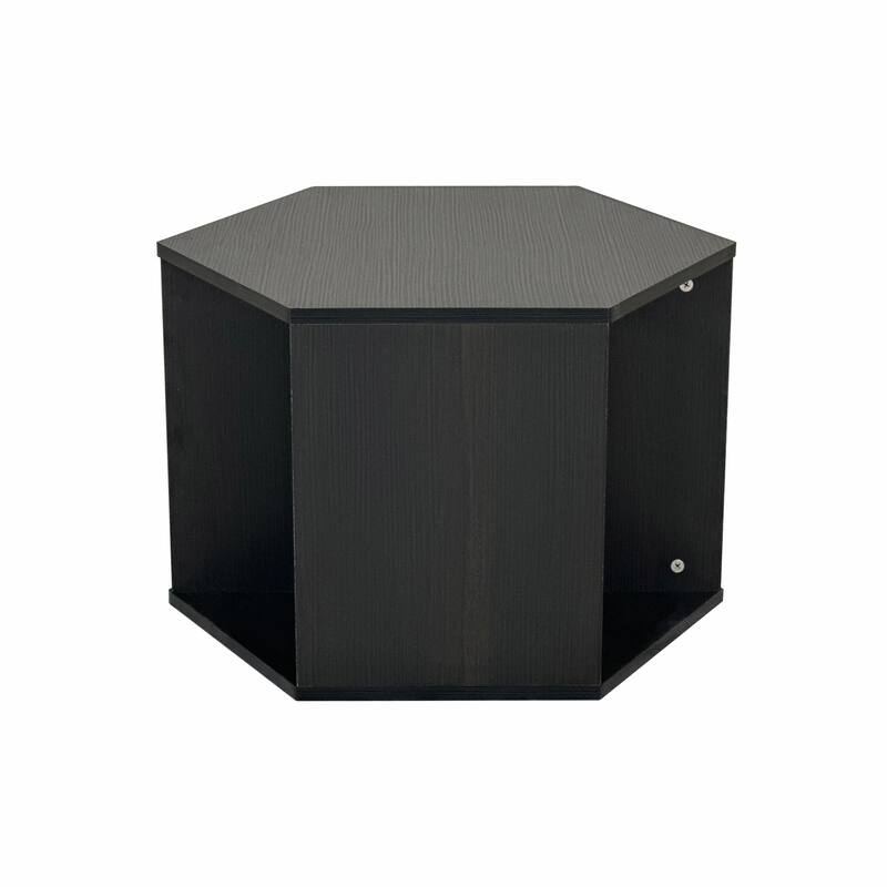 23.62'' Hexagonal Burmese Sumac Coffee Table