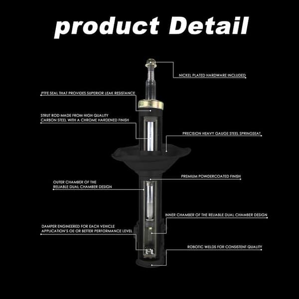 Complete Strut & Spring Assembly 171661 Model Vehicle Shock Absorber ...