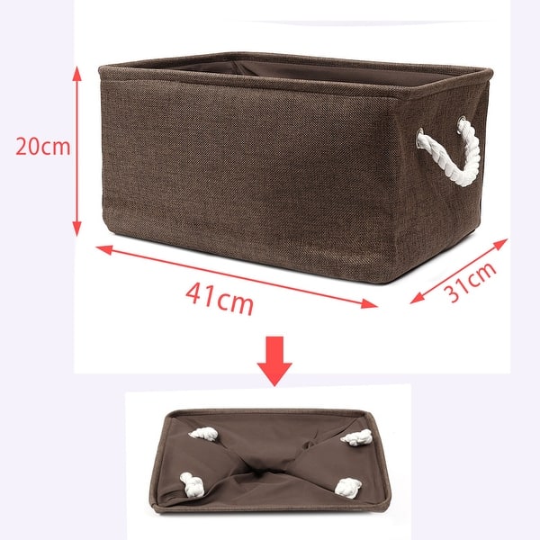 Canvas Toy Bins for Laundry Clothes Storage Home Organizer Bed Bath & Beyond 22963917