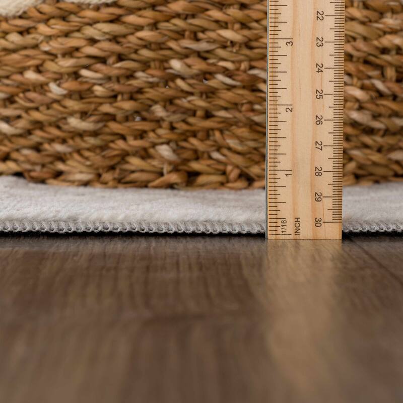 Hauteloom Pointblank Living Room, Bedroom Area Rug - Gray, Ivory, Light Slate - 11'10" x 15'