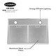 preview thumbnail 8 of 6, Cosmo 30 in. Ducted Under Cabinet Range Hood with 3-Speed Fan, Push Buttons