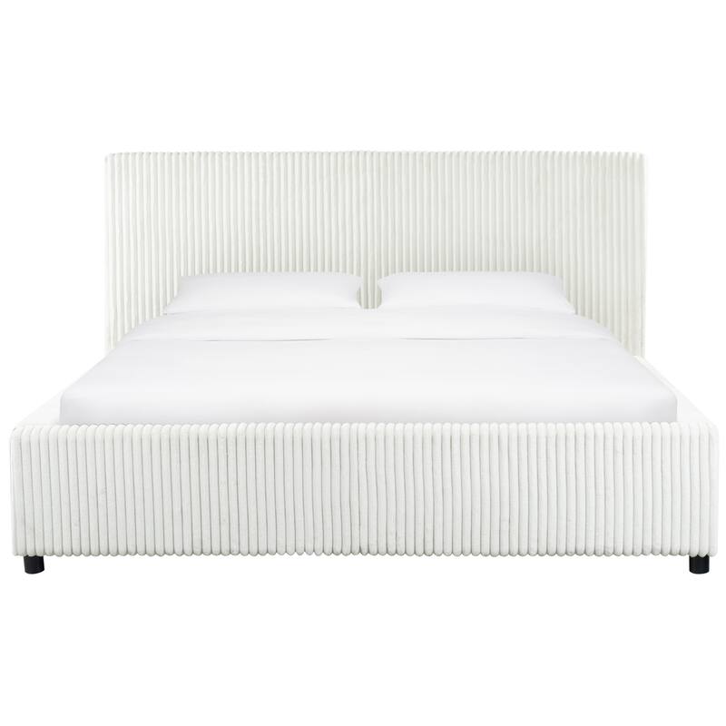 SAFAVIEH Couture Mallika Plush Corduroy Bed.
