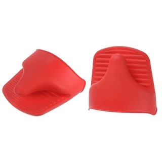 2pcs Silicone Oven Gloves Pot Holder Silicone Oven Mitts Oven Mitts - Bed  Bath & Beyond - 37847443
