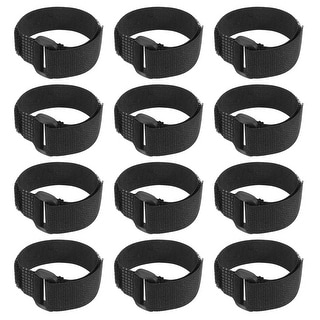 Reusable Cable Ties, Adjustable Hook and Loop Straps Multipurpose Nylon ...