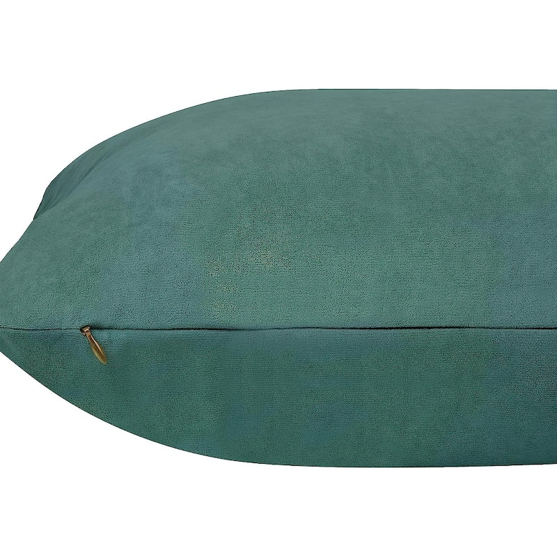 Delara Pack of 1 Velvet Decorative Throw Pillow Cover 20x20 Inches, Cushion Cover, Soft and Breathable Fabric, Hidden Zipper