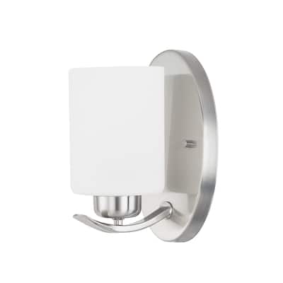 Dixon 1-light Wall Sconce w/ Soft White Glass