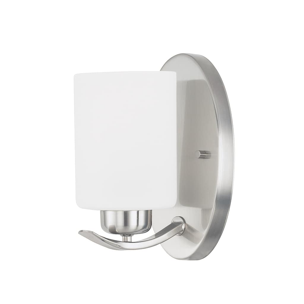 Dixon 1-light Wall Sconce w/ Soft White Glass