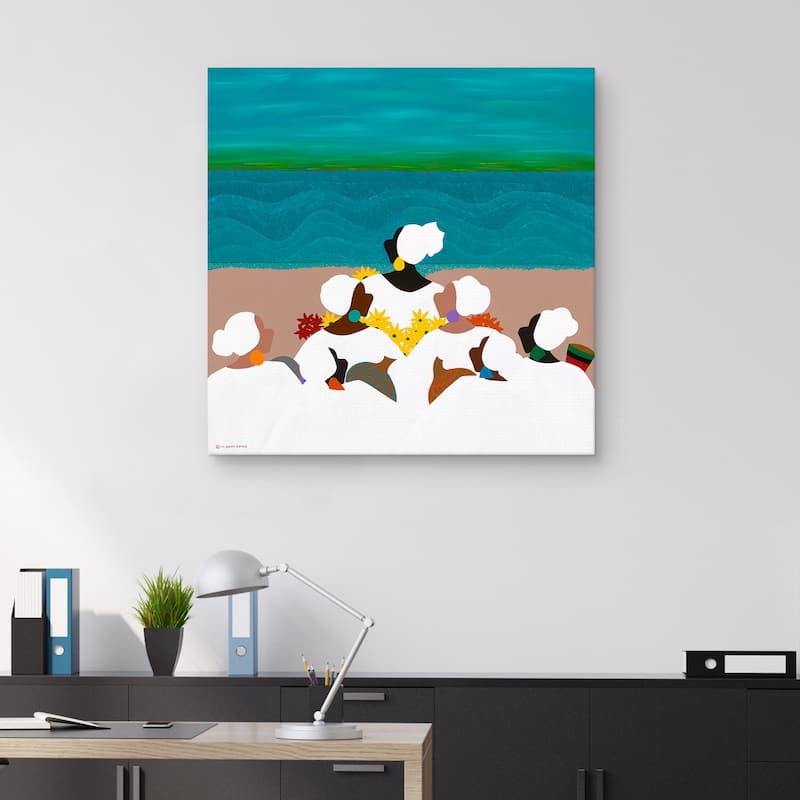 Remembrance Sullivan Island by Synthia SAINT JAMES Canvas Art Print