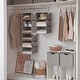 preview thumbnail 9 of 8, StorageWorks 6-Tier Detachable Hanging Closet Organizer