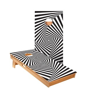 Cube Optical Illusion Cornhole Boards