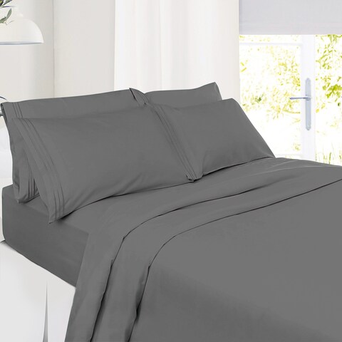 Nestl Soft Deep Pocket Solid Sheet Set - Shrinkage and Fade Resistant Bed Sheets
