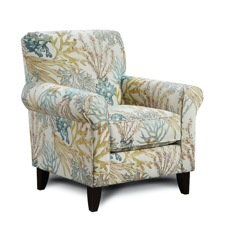 Coral Reef Caribbean Accent Chair - Gold