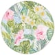 SAFAVIEH Barbados Zalja Tropical Indoor/ Outdoor Waterproof Patio Backyard Rug