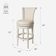 preview thumbnail 72 of 76, Maven Lane 31" Pullman Swivel Bar Height Kitchen Stool