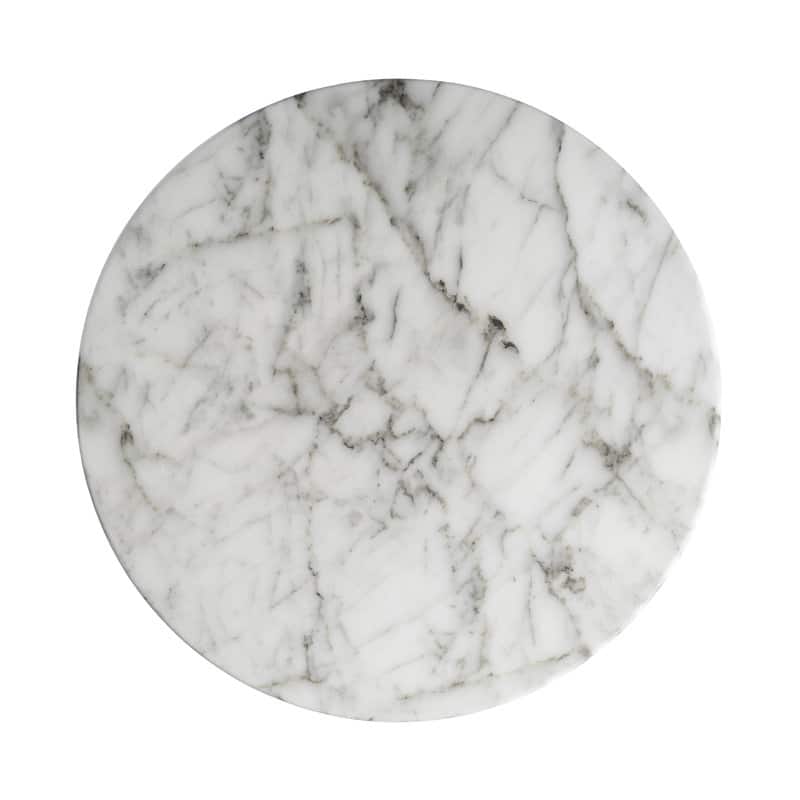 Studio London Monia Stylish Indoor and Outdoor Faux Marble End Table