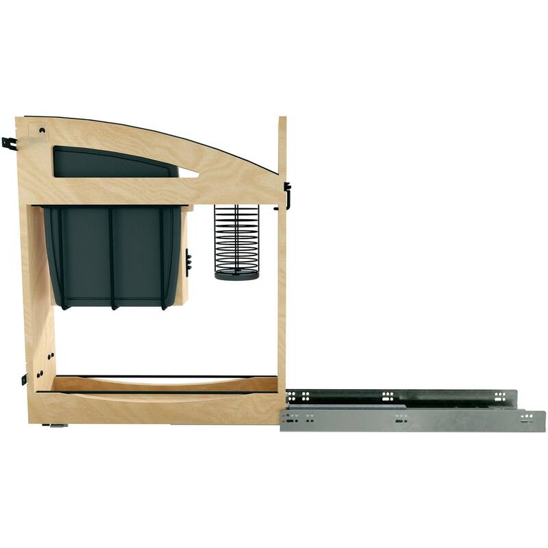 Rev-A-Shelf 448KBCC-BCSC-5 Craftsman 5-15/16" Wide Solid Maple Slide