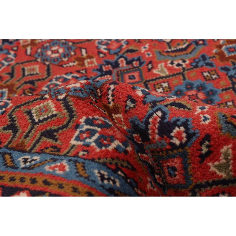ECARPETGALLERY Hand-knotted Andelz Red Wool Rug - 3'3 x 9'7