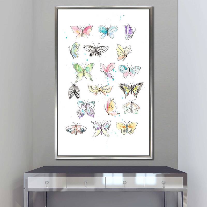 "Butterfly Pattern" Print on Floating Canvas