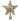 11" Rattan Twigs Star Christmas Tree Topper- Clear Lights White Wire