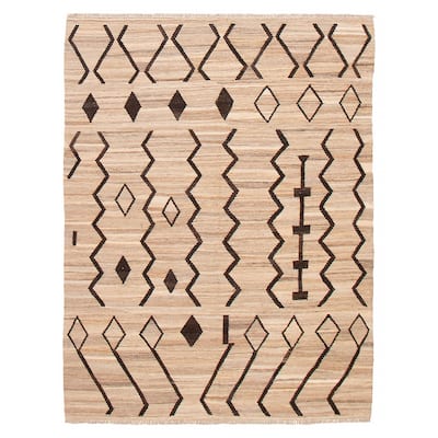 Sivas Tan Kilim 5'10" x 7'8" - 5'10 x 7'8