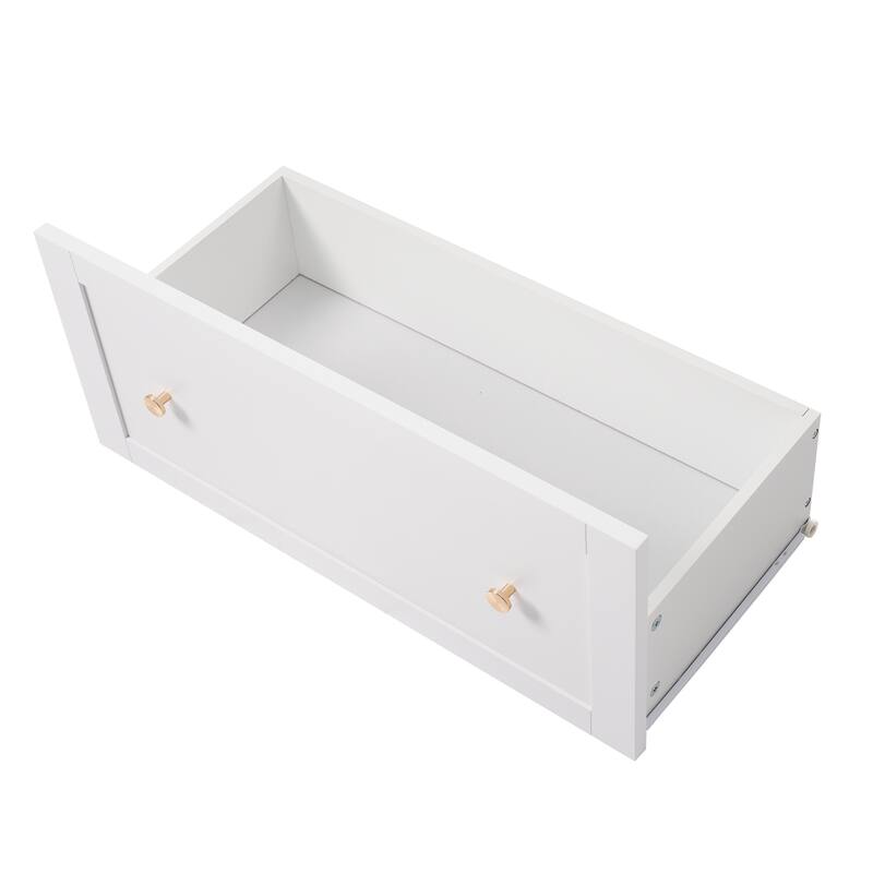 70.1" Tall Bathroom Floor Storage Cabinet, Freestanding Cabinet with Soft Close Glass Doors, Adjustable Shelves