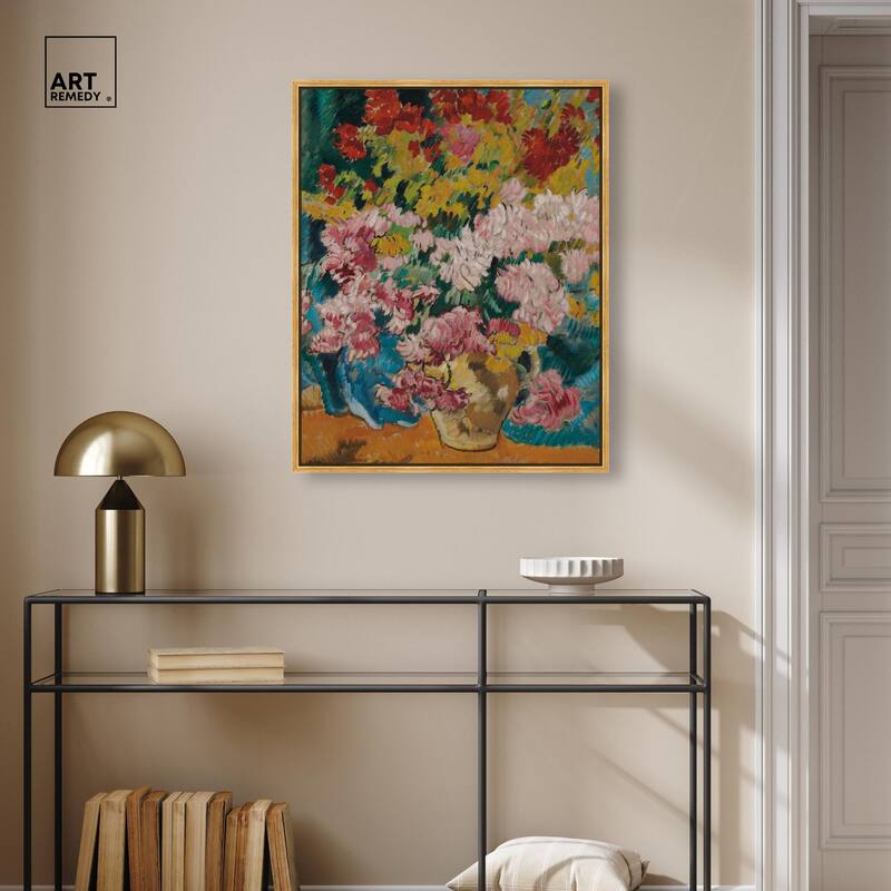 Give him Flores Canvas by Art Remedy