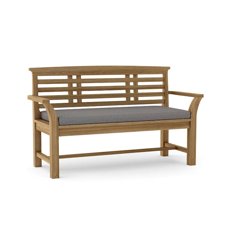 Sakura 2-seater Bench - N/A - Cast Slate