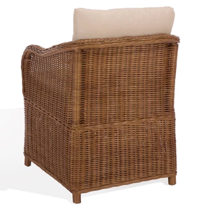 SAFAVIEH Couture Nikolina Rattan Accent Chair - 24"W x 27"D x 30"H