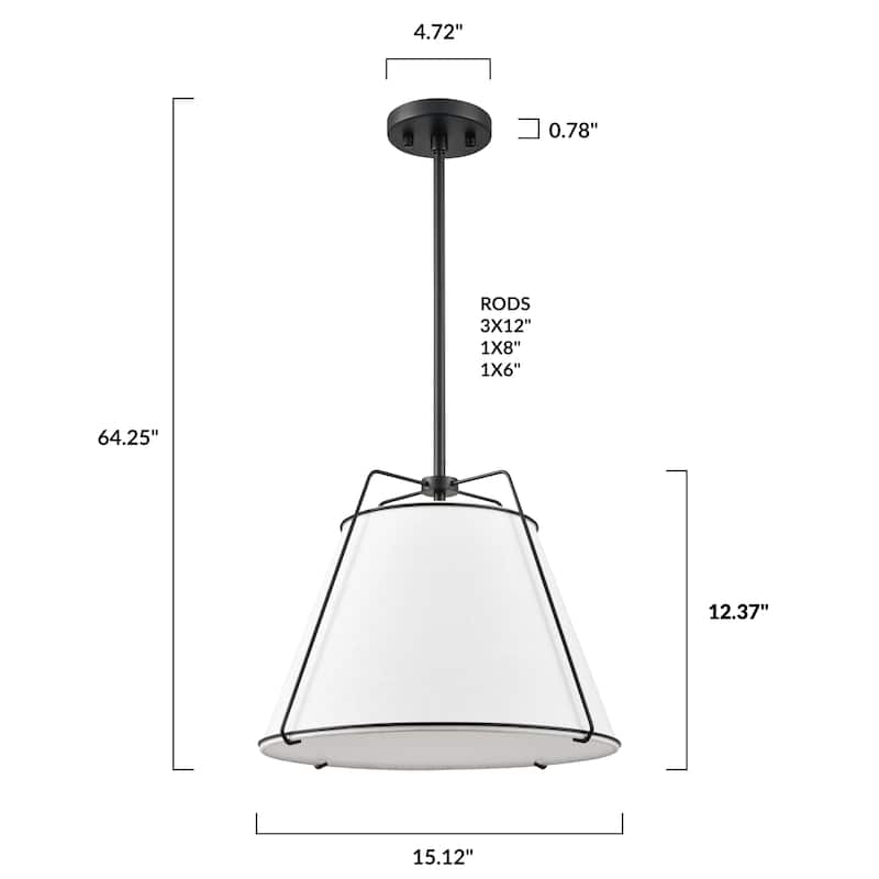 Light Society Lise 15" Chandelier