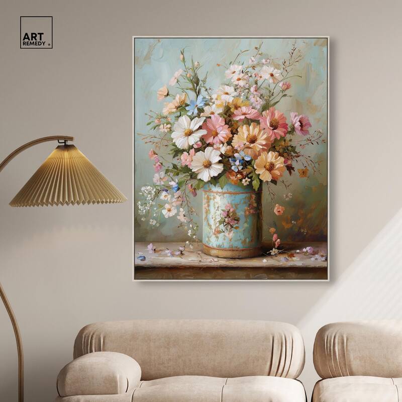 Verse in Violets Canvas by Art Remedy