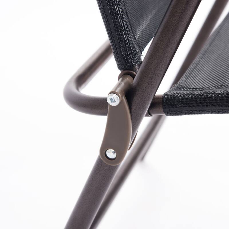 Costway Set of 2 Patio Folding Sling Back Chairs Camping Deck Garden - Set of 2