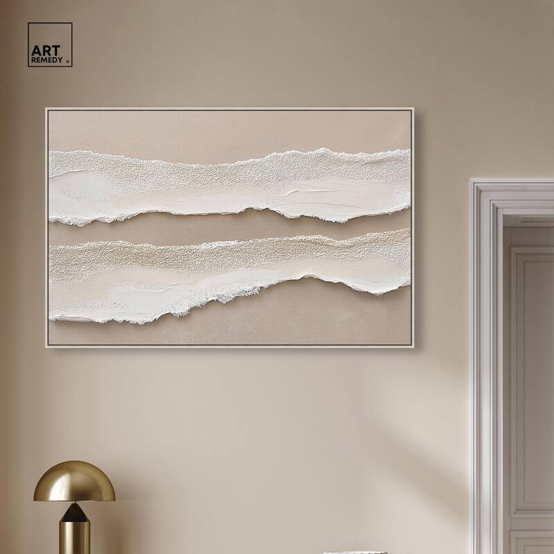 Textured Sea III Canvas by Art Remedy