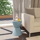 preview thumbnail 10 of 143, Boyd Round Side Table with Ribbed Design Base - Accent Hourglass End Table with Removable Lid for Living Room & Bedroom
