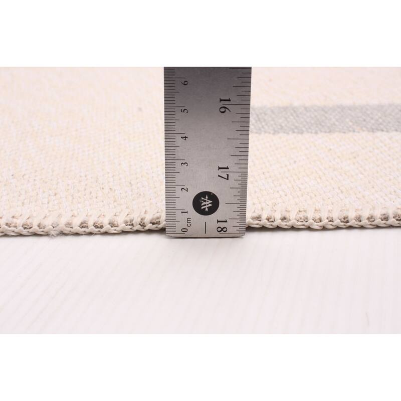 ECARPETGALLERY Flat-Weave Ankara III White Kilim