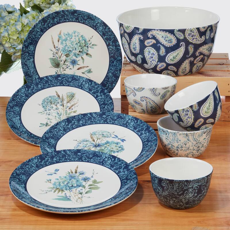 Certified International Bohemian Blue 192 oz. Deep Serving Bowl