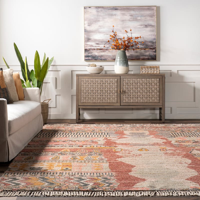 Nuloom Hermina Southwestern Tasseled Area Rug