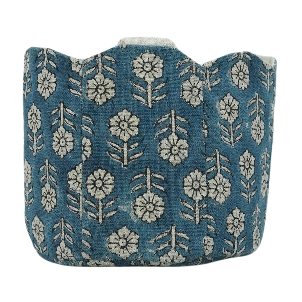 Fabdivine Handmade Floral Room Décor Nursery Storage Basket