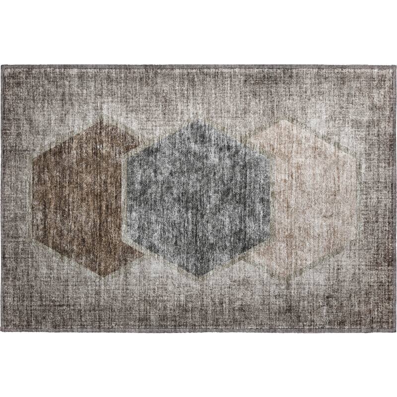 Premium Washable Super Soft Modern Hexy Mayfield Rug