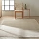 preview thumbnail 4 of 36, Calvin Klein Home Jackson Solid Area Rug 5'3" x 7'3" - Beige/Grey