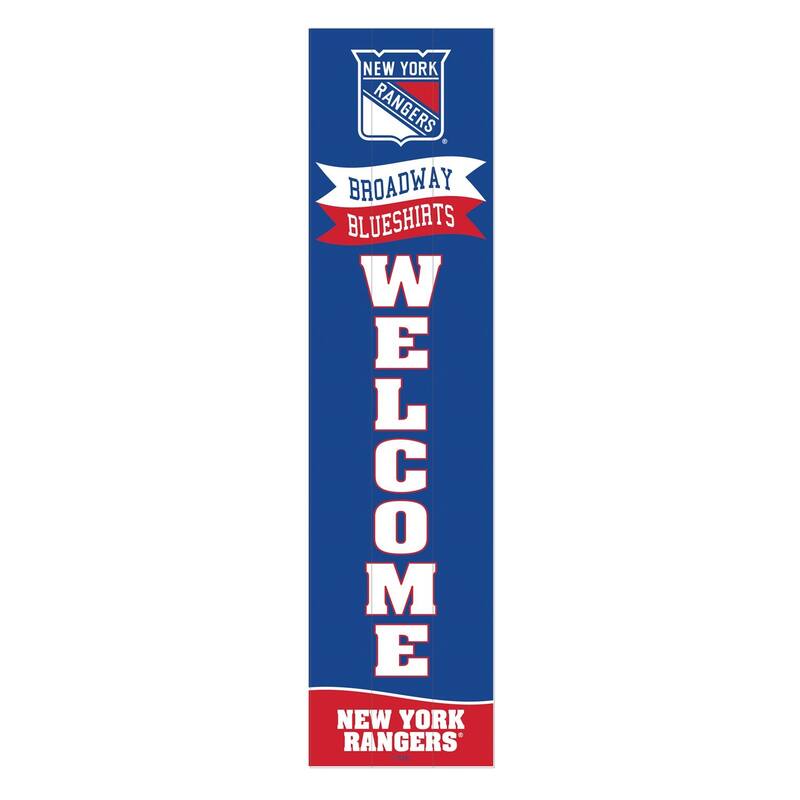 47" Porch Leaner Welcome Wall Sign, New York Rangers
