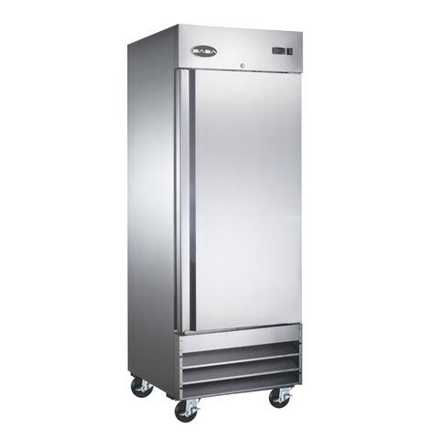 SABA - One Door Commercial Reach-In Stainless Steel Freezer