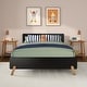 preview thumbnail 29 of 32, Mid-Century Modern Queen-Size Panel Bed