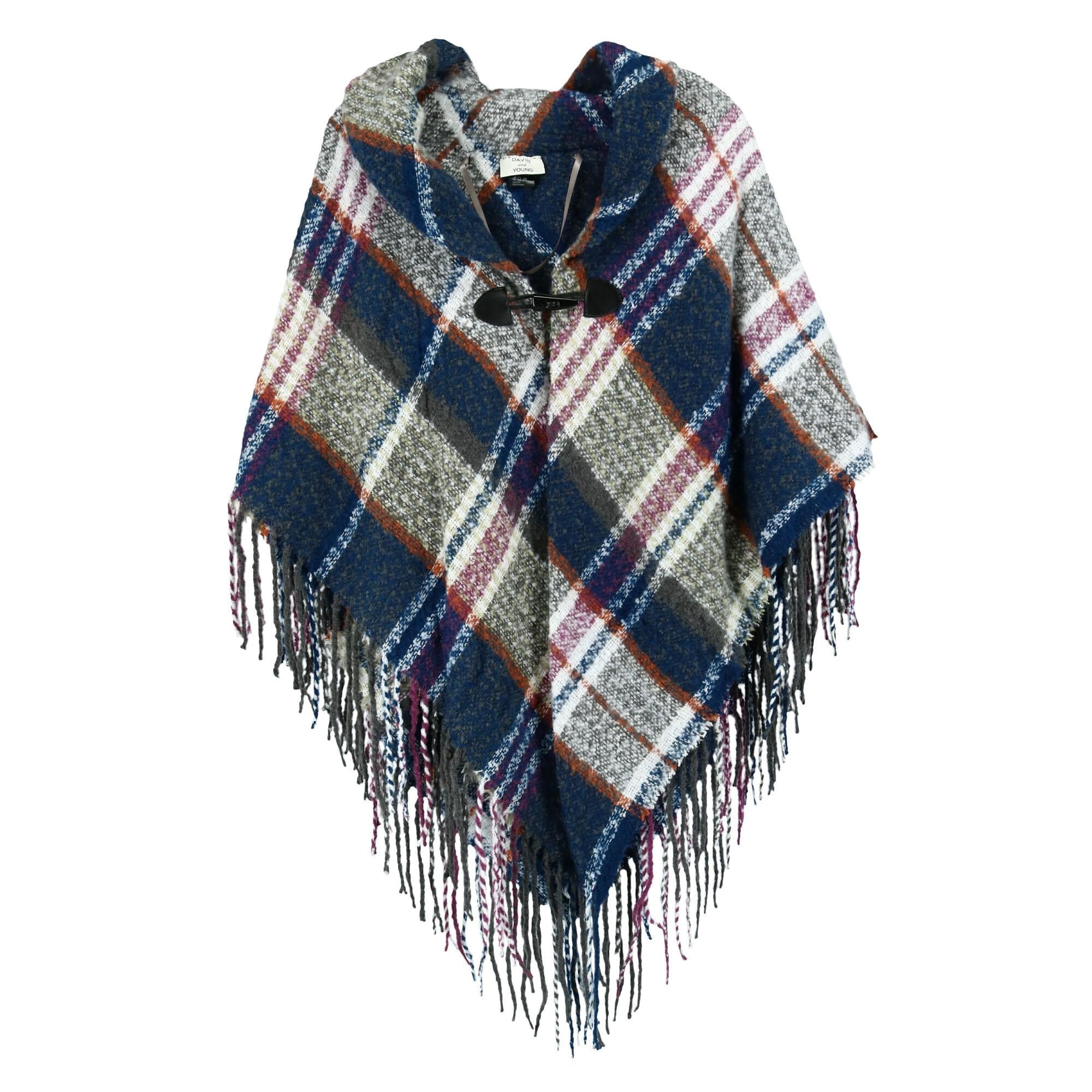 womens navy shawl