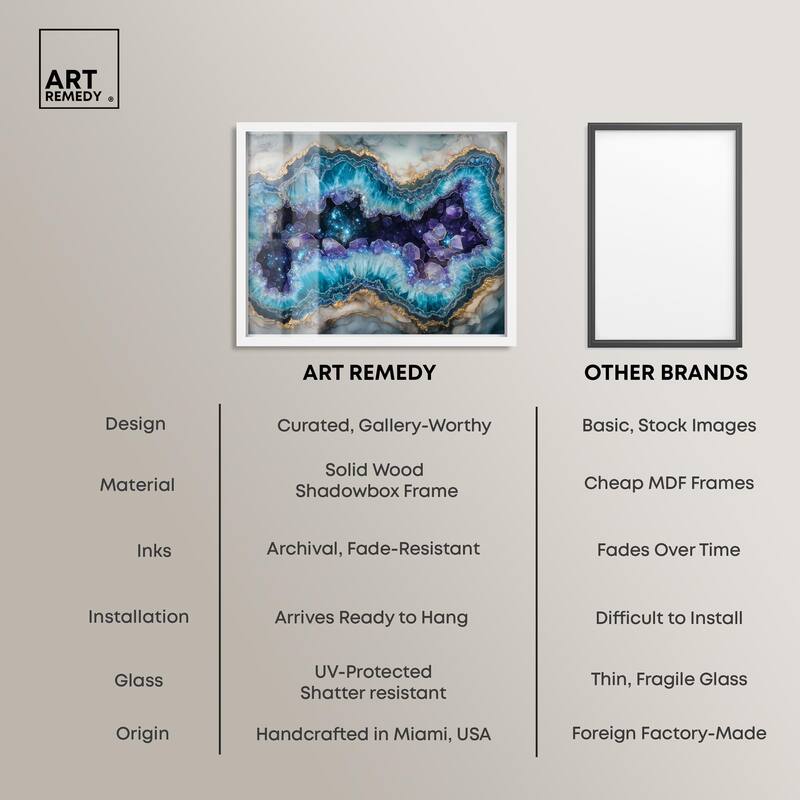 Stellar Shard Core Shadowbox by Art Remedy