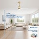 preview thumbnail 9 of 97, Sofucor 48/52 Inch Wood Ceiling Fan with Light and Remote/Smart App Voice Control, Dimmable Lights Included