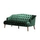 preview thumbnail 15 of 32, Adelia Modern Glam Tufted Velvet Sofa by Christopher Knight Home