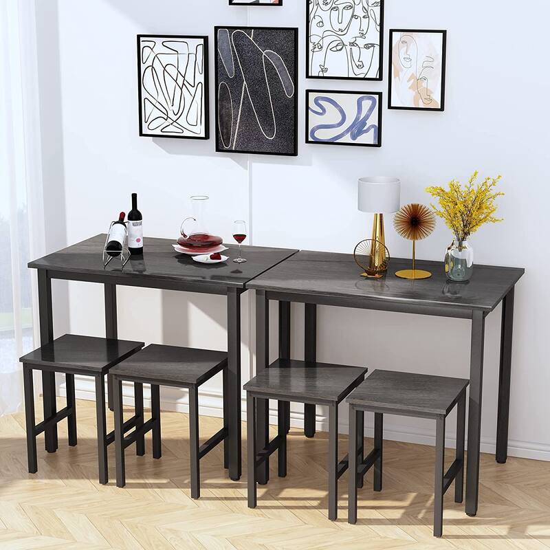 Small Dining Table Set for 2, Home Kitchen Furniture Perfect Choice, Compact and Durable, Easy Assembly