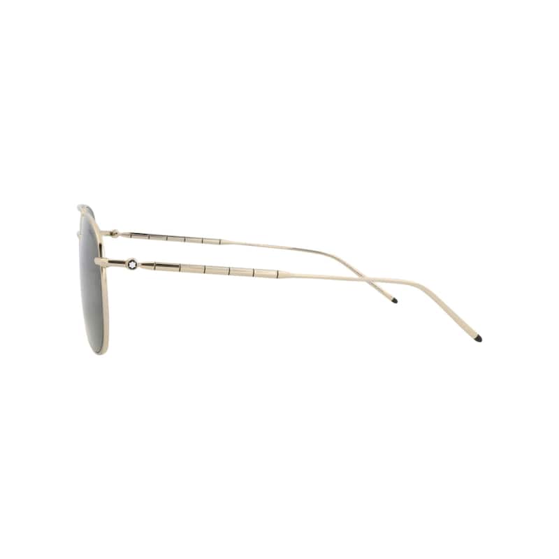 Montblanc Aviator-Frame Metal Sunglasses