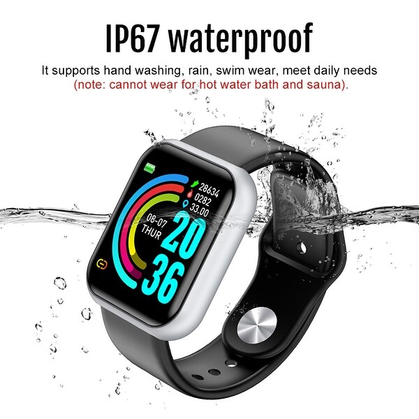 colorful smart bluetooth fitness tracker watch